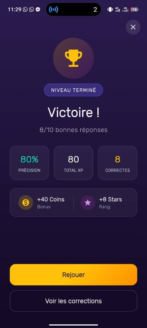 Victoire et Récompenses